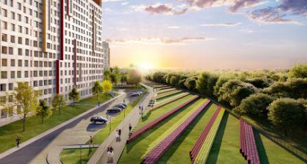 Девелоперская компания Lexion Development сообщает о полном завершении монолитных работ в первом корпусе жилого комплекса «Румянцево-Парк».