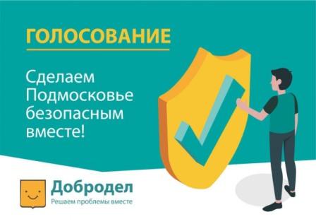 Определены победители голосования "Сделаем Подмосковье безопасным вместе"! 
